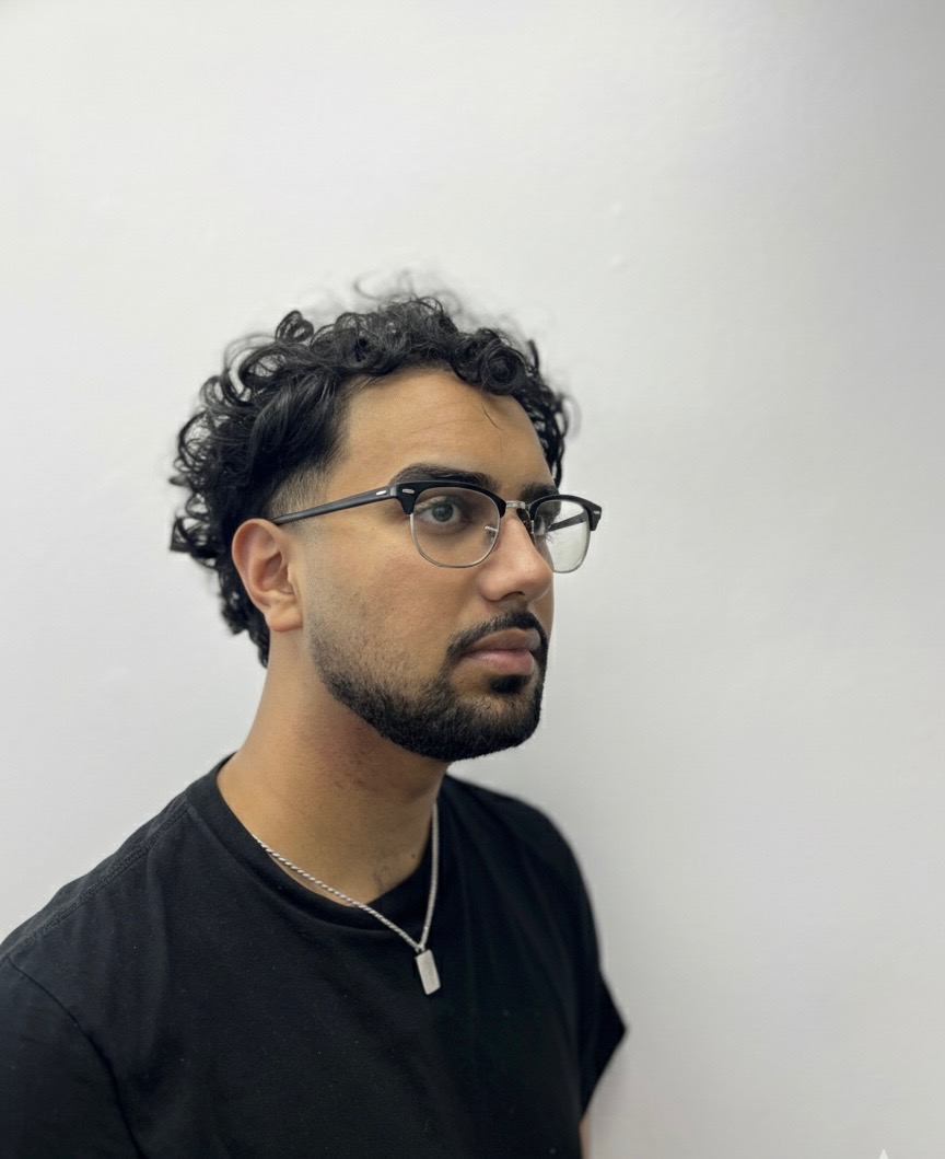 Textured top with fade by Greg at Modern Rebel Barbershop in Hollywood