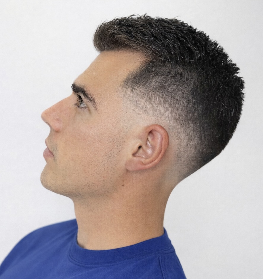 Skin fade by Greg at Modern Rebel Barbershop in Hollywood